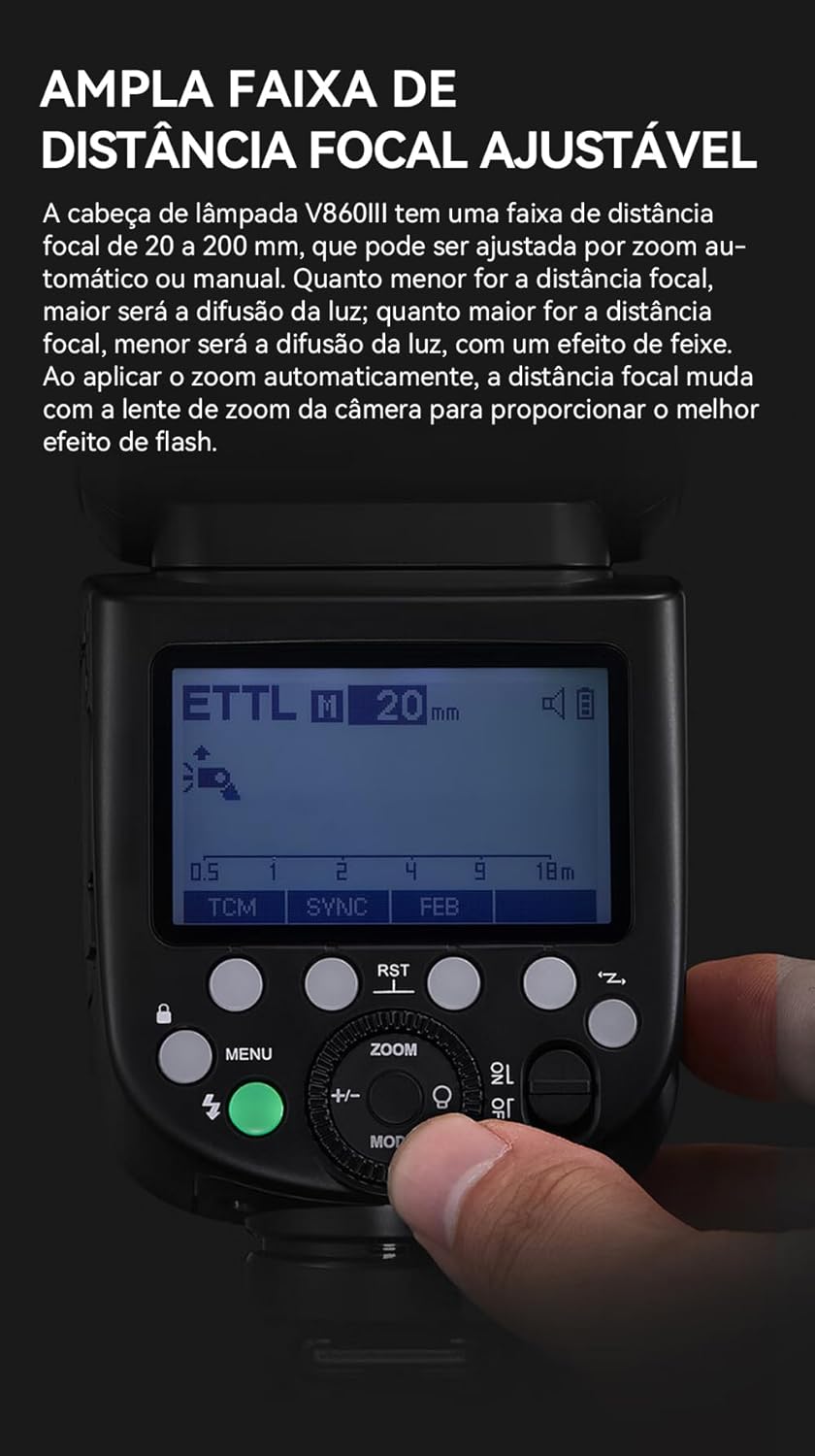 Godox V860III TTL Li-ion Flash | GN60, VB-26 Battery, HSS 1/8000s, 10-Level LED Modeling Lamp, 1 Year Warranty
