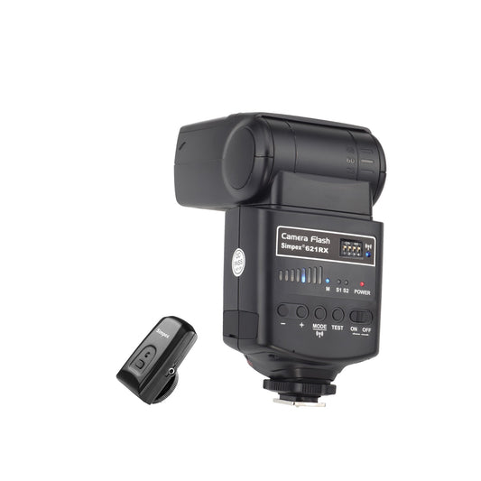 Simpex 621RX Universal Electronic Flash with Built-in Trigger | TTL, Bounce Head for DSLR Mirrorless Photography