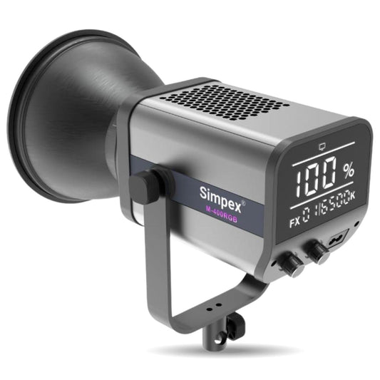 Simpex M-400R RGB Continuous LED Light | APP Controlled, Full RGB + Bi-Colour for Studio Commercial Photography