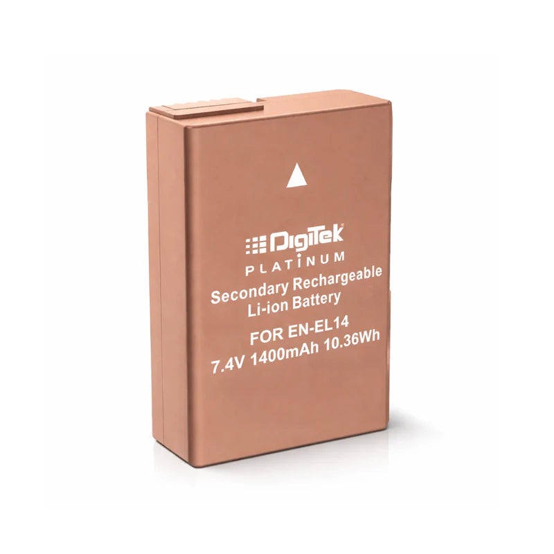 Digitek ENEL14 Platinum 1400mAh Rechargeable Li-ion Battery for Nikon DSLR Cameras