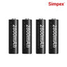 Simpex AA 2800mAh NiMH Rechargeable Batteries | High Capacity for Camera Flash Speedlite Wireless Trigger