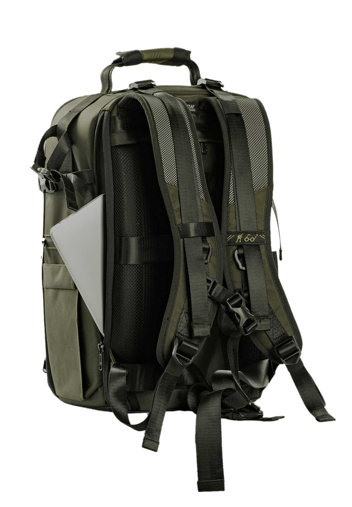 VINTAGEPRO GEO 59AF DSLR Camera Bag | Camera Backpack (Black, Green)