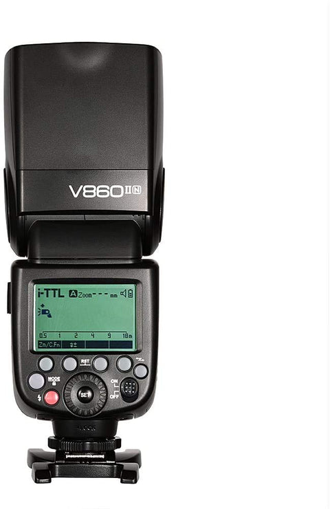 Godox V860II TTL Li-ion Flash | GN60, E-TTL, VB-18 Battery, HSS 1/8000s, 1 Year Warranty