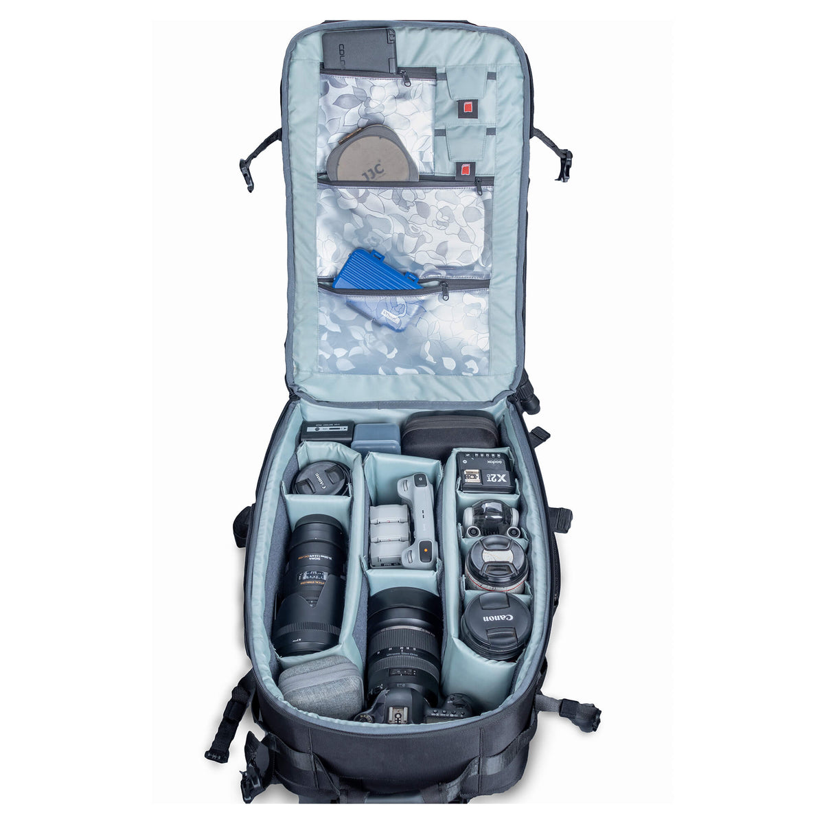 VINTAGEPRO GEO 59AF DSLR Camera Bag | Camera Backpack (Black, Green)
