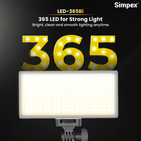 Simpex LED-365 Ultra Slim On-Camera Pocket LED | Hot Shoe Mount for DSLR Mirrorless Photography