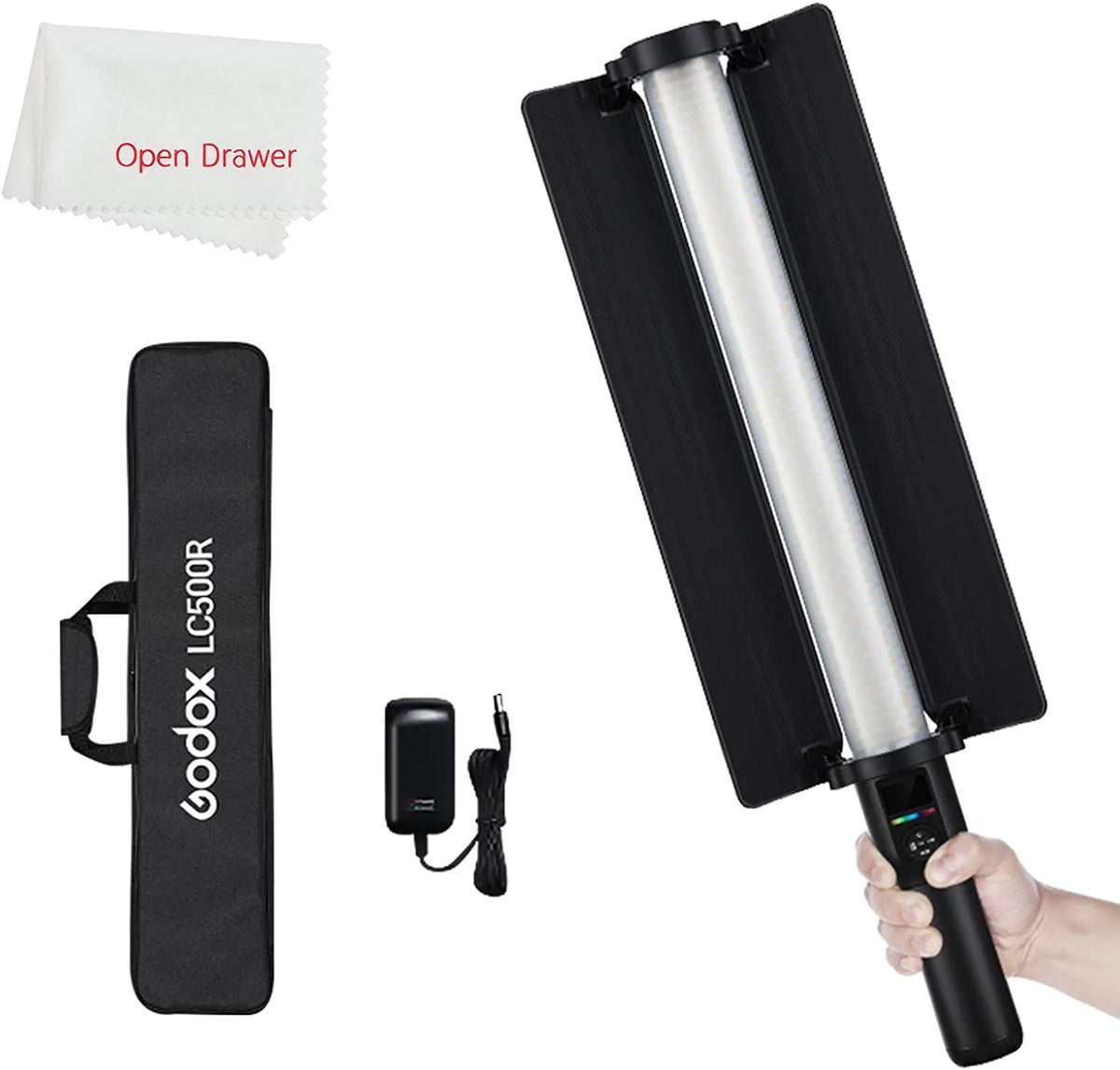 Godox LC500R RGB LED Light Stick | 23W, 2500K-8500K, CRI96/TLCI98, 14 FX Effects, Music Mode, 2 Year Warranty