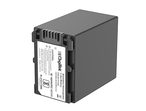 Digitek NP FV100 3900mAh Extra Power Rechargeable Li-ion Battery for Sony Camcorders & Video Cameras