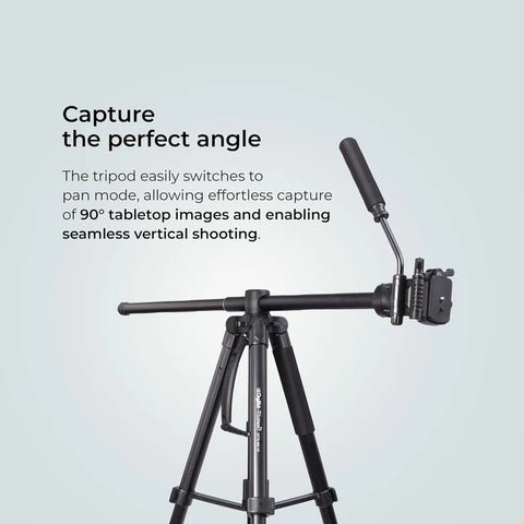 Digitek DPTR-895 VD 195cm Professional Tripod Cum Monopod | 5kg Load, 5-Section, Pan Head, Low Level Shooting for DSLR DV Camera