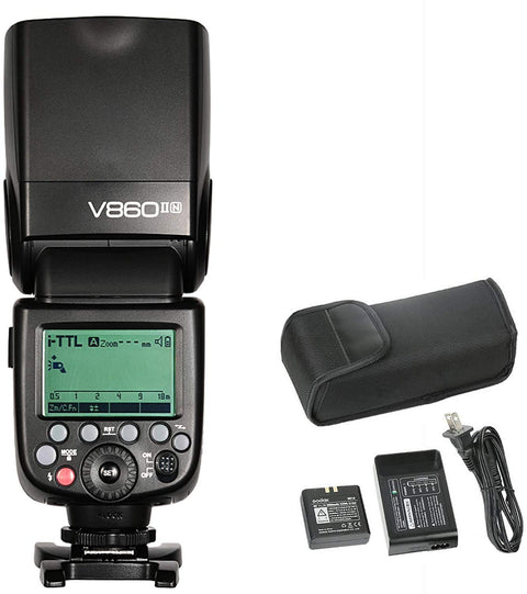 Godox V860II TTL Li-ion Flash | GN60, E-TTL, VB-18 Battery, HSS 1/8000s, 1 Year Warranty