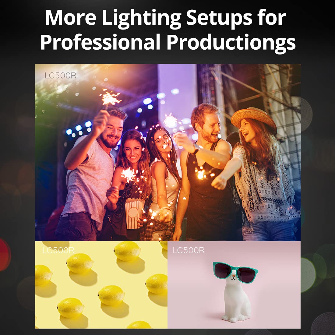 Godox LC500R RGB LED Light Stick | 23W, 2500K-8500K, CRI96/TLCI98, 14 FX Effects, Music Mode, 2 Year Warranty