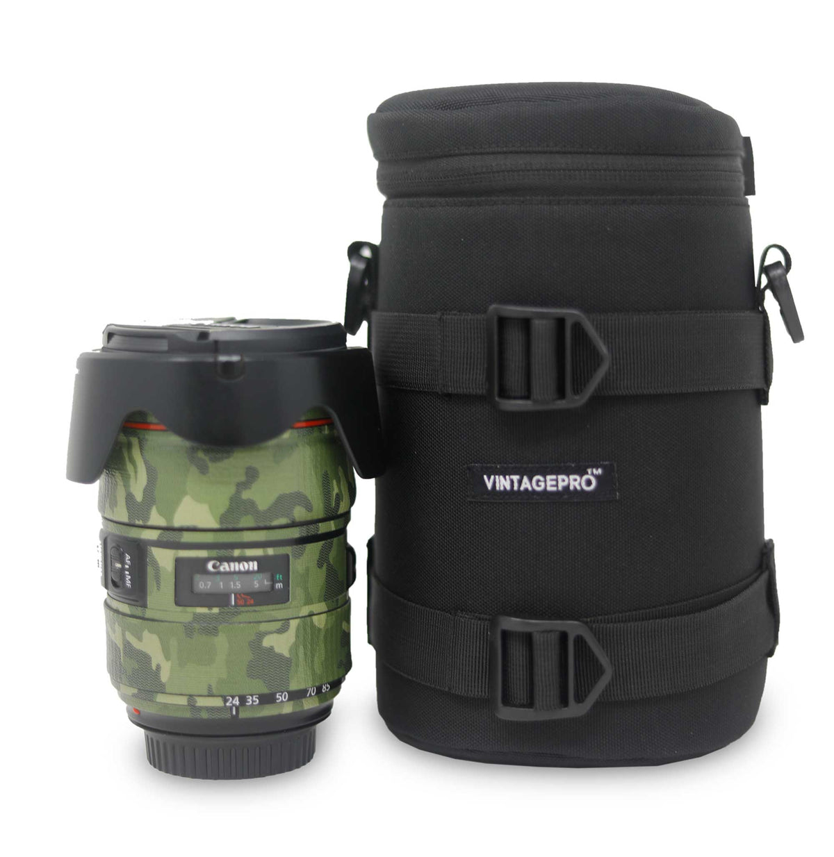 VINTAGEPRO LC50 Camera Lens Cases (Blue, Black, Green)