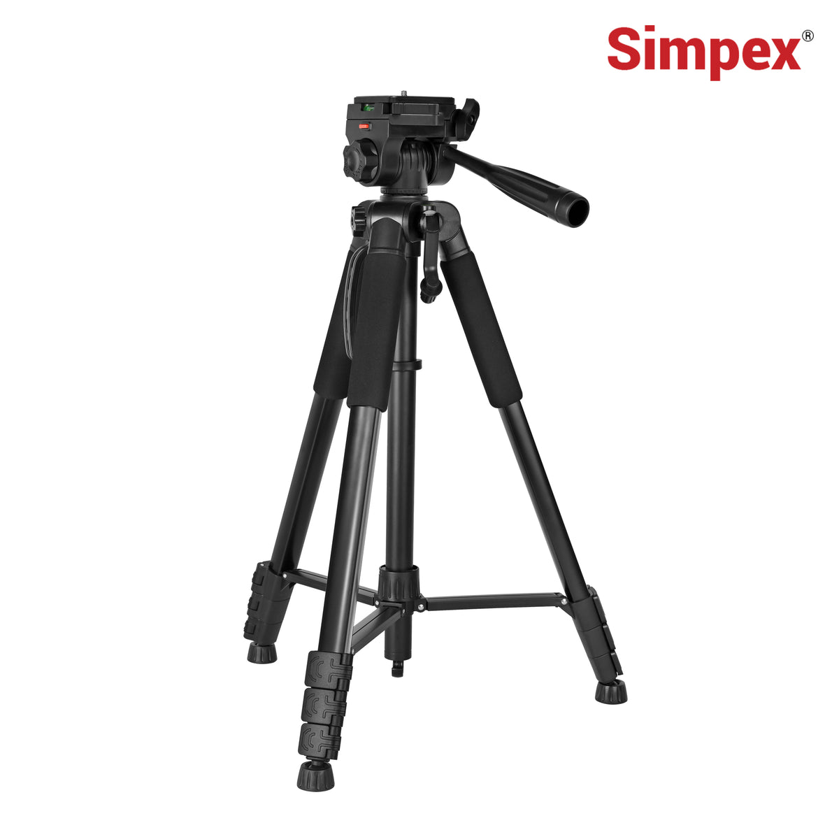 Simpex 890 PRO Platinum Aluminium Lightweight Tripod | Professional Support for DSLR Mirrorless Camera