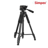 Simpex 890 PRO Platinum Aluminium Lightweight Tripod | Professional Support for DSLR Mirrorless Camera