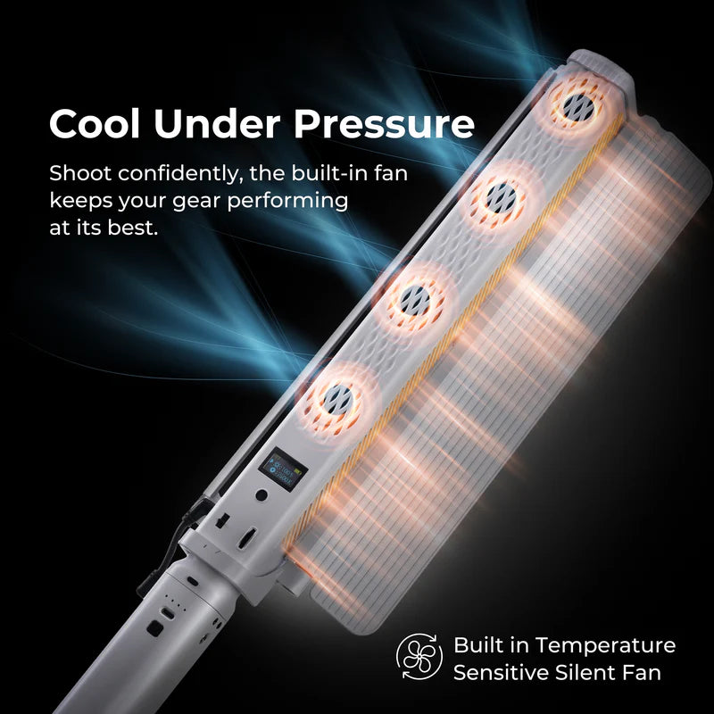 Digitek DSL-1000 RGB 100W Portable Handheld LED Stick Light Wand | 10000LM, CRI 97+, 20800mAh, 0-360 HSI, Professional Video Light