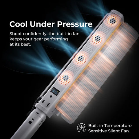 Digitek DSL-1000 RGB 100W Portable Handheld LED Stick Light Wand | 10000LM, CRI 97+, 20800mAh, 0-360 HSI, Professional Video Light