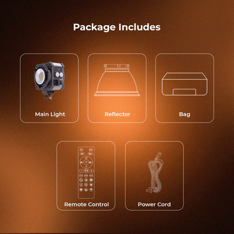 Digitek DCL-400W Combo 300W Bi-Colour COB LED Continuous Light | 18750LM, 2700K-6500K, Bowens, Reflector for Studio Shoots