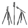 Digitek DTR-540 BH Heavy Duty Multi-Angle DV Tripod Cum Monopod | 8kg Load, 6.26ft, 360° Ball Head, 4-Section for DSLR Video