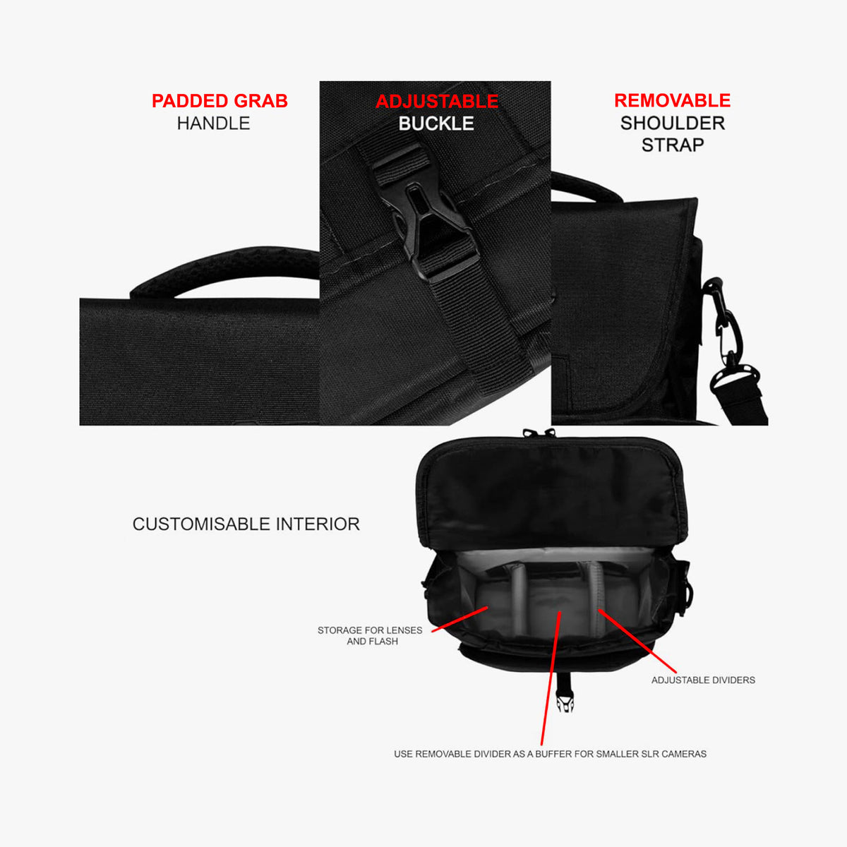 VINTAGEPRO SB T49 DSLR Camera Bag | Shoulder Bag