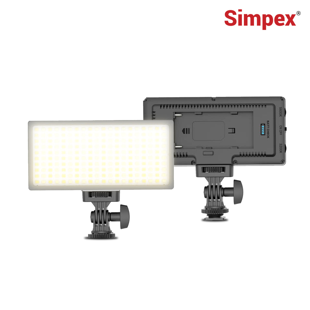 Simpex LED-365 Ultra Slim On-Camera Pocket LED | Hot Shoe Mount for DSLR Mirrorless Photography