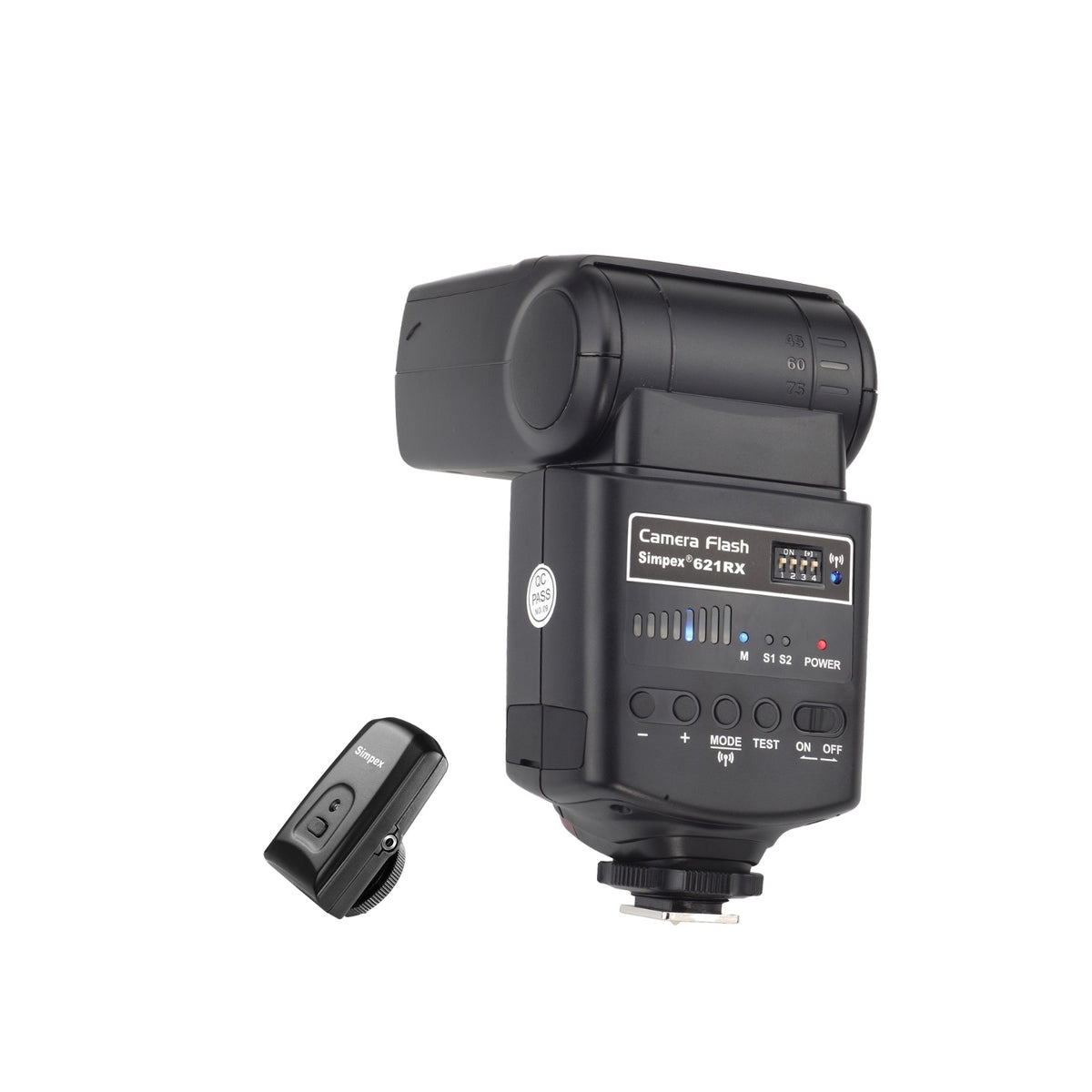 Simpex 621RX Universal Electronic Flash with Built-in Trigger | TTL, Bounce Head for DSLR Mirrorless Photography