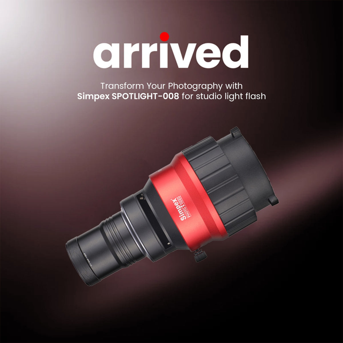 Simpex Gobo Condenser Kit 008 Bowens Mount Optical Snoot | Precision Light Control for Studio Photography Cinematography