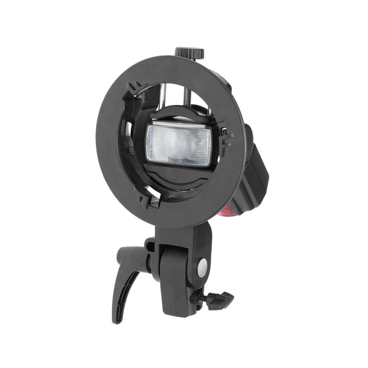 Simpex S2 Bracket Multipurpose Speedlite Flash Bracket | Off-Camera Flash, Umbrella Mount for Portrait Event Photography