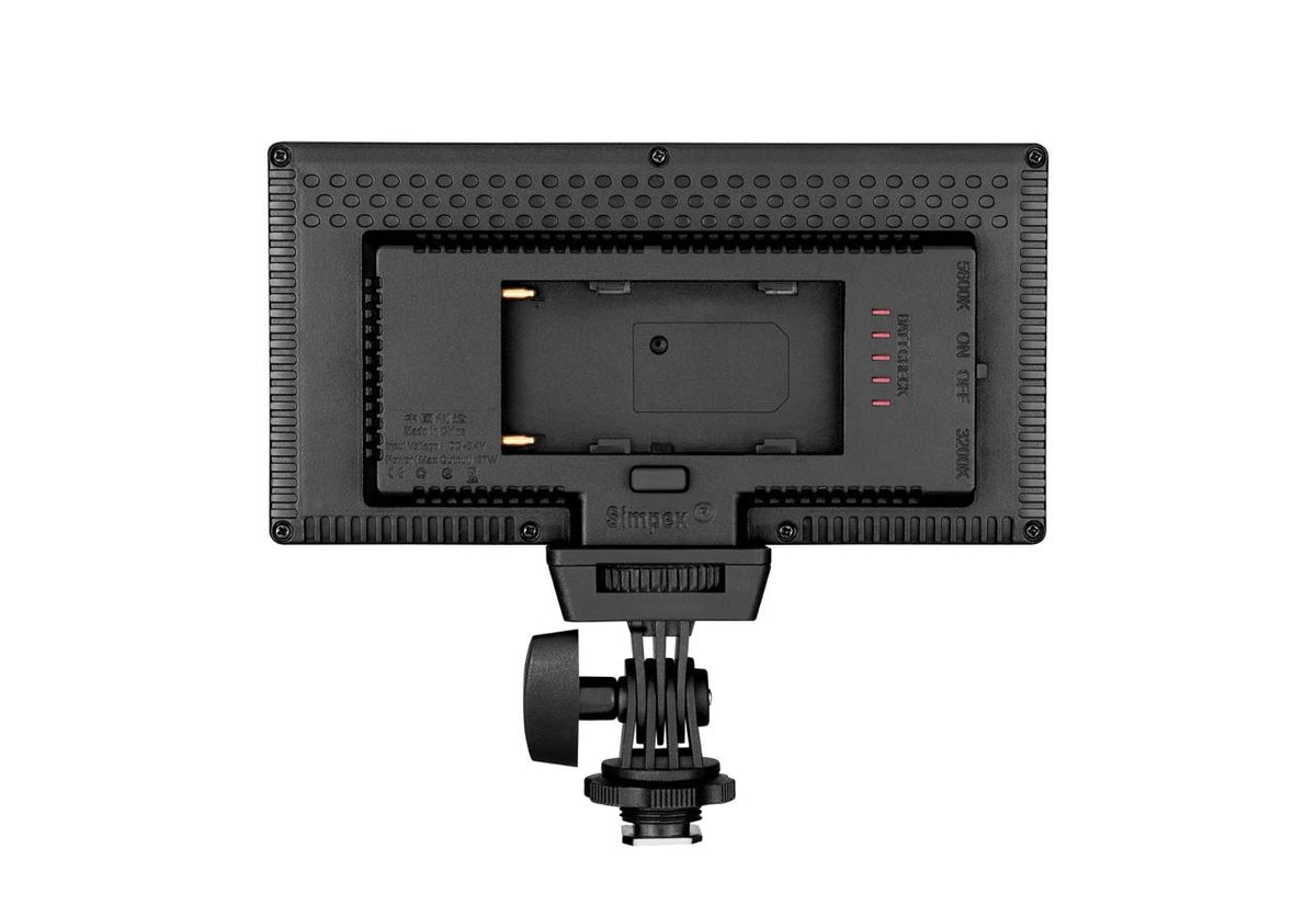 Simpex LED-540 Bi-Colour Video Light | with NP-F770 USB Charging Battery for Photography