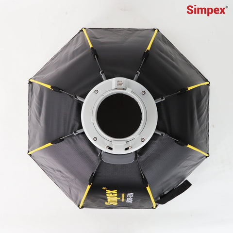 Simpex SB-QR 65N 65cm Bowens Mount One-Step Setup Octabox | Quick Setup Softbox for Studio Photography