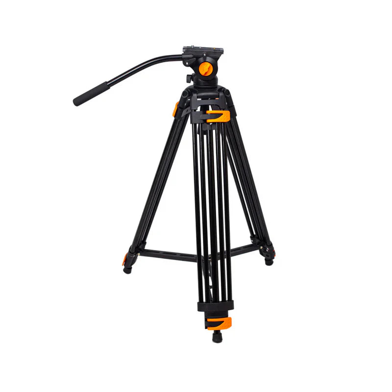 Digitek DPTR-605 VD 183cm Professional Heavy Duty Tripod | 15kg Load, 6ft Height, 2-Way Pan Head, Quick Release for DSLR Video