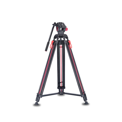 Simpex DV-9300 Platinum Heavy Duty Video Tripod | Professional Fluid Head for DSLR Camera Videography