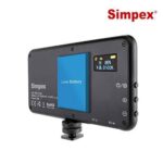 Simpex LED-180 Portable Video Light | Built-in Battery for Photography Videography On-Location