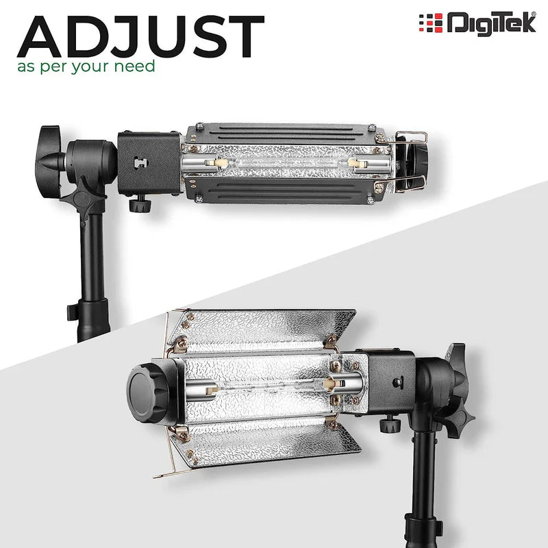 Digitek DPL-003 Porta Light with 1000W Halogen Tube | for Video and Still Photography