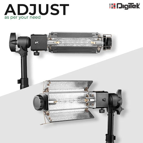 Digitek DPL-003 Porta Light with 1000W Halogen Tube | for Video and Still Photography