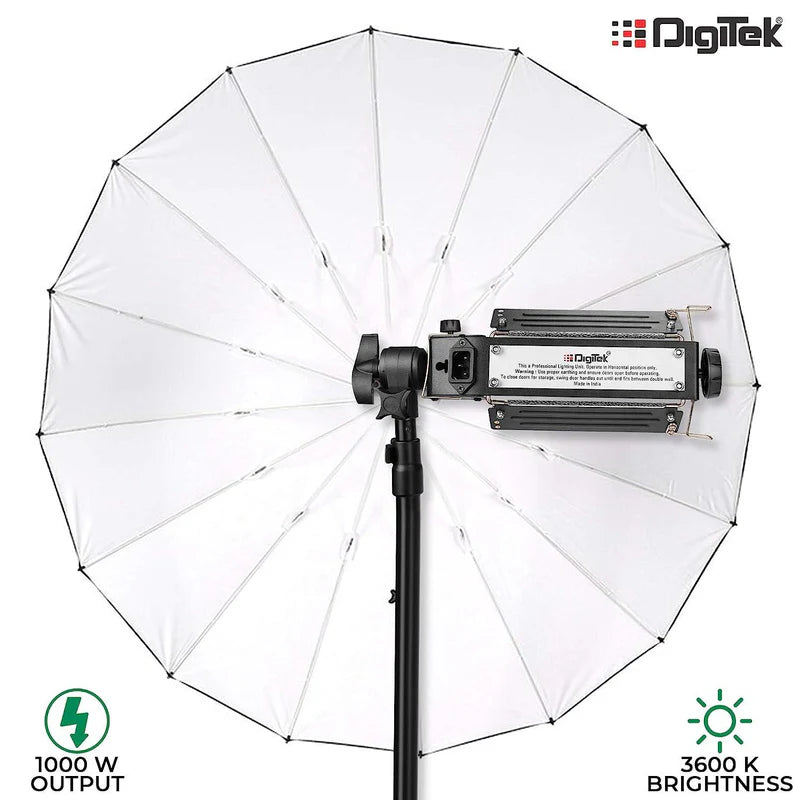Digitek DPL-003 Porta Light with 1000W Halogen Tube | for Video and Still Photography