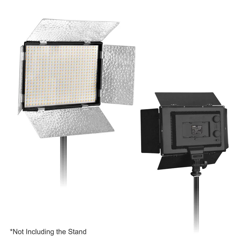 Digitek LED-D520B Professional 37W Bi-Colour Video Light | 3200K-5600K, Hotshoe Mount, Tripod Compatible for DSLR Photography (battery not included)
