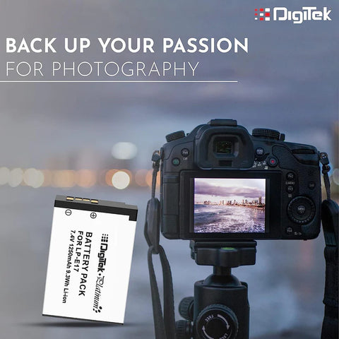 Digitek LP-E17 Platinum Extra Power Rechargeable Li-ion Battery for Canon DSLR & Mirrorless Cameras