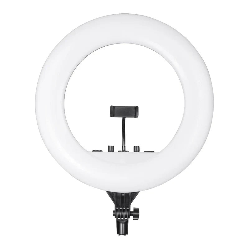 Digitek Platinum DPRL-19H Professional LED Ring Light 80W | AC/DC Power, 7200LM, CRI 97+, 3200K-5600K, 360° Phone Holder