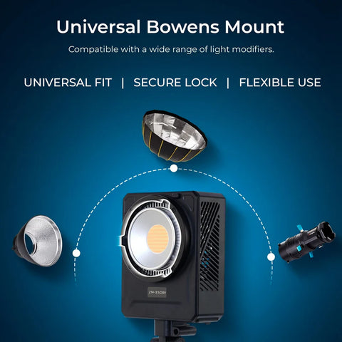 Digitek Lite DCL-400 WBC Combo 330W Bi-Colour COB LED Continuous Light | 26860LM, CRI 95+, 10 FX, Bowens Mount for Professional Shoots