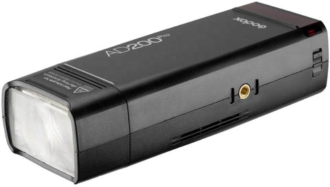 Godox AD200 Pro TTL Pocket Flash Strobe 200Ws | 2.4G Wireless, HSS 1/8000s, 2900mAh Battery, 2 Year Warranty