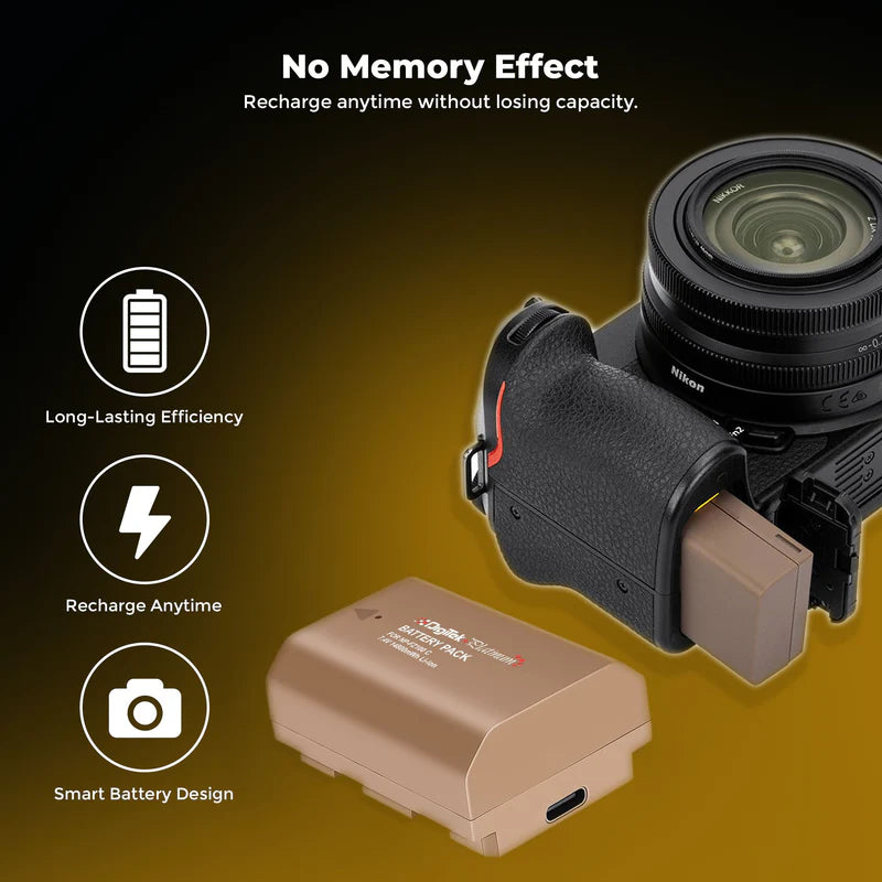 Digitek Platinum NP-FZ100 Type C 14800mWh Li-ion Battery for Sony Alpha Mirrorless Cameras